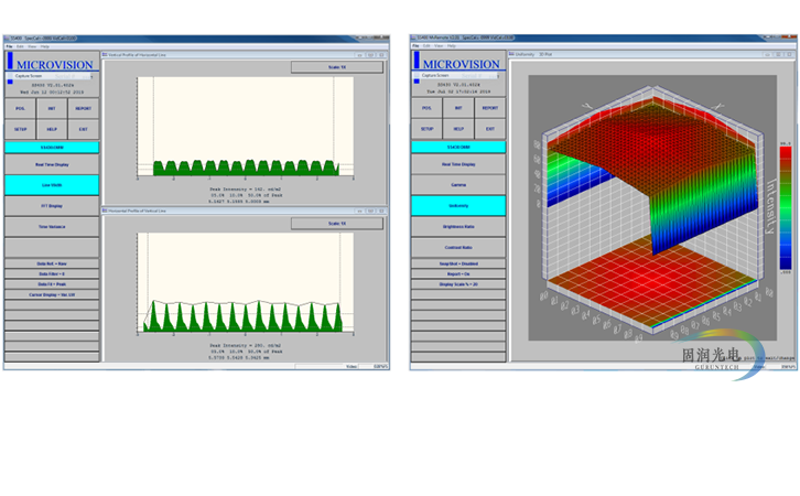 显示屏光电性能测试仪-平板显示自动光学测试仪-SS410-软件界面