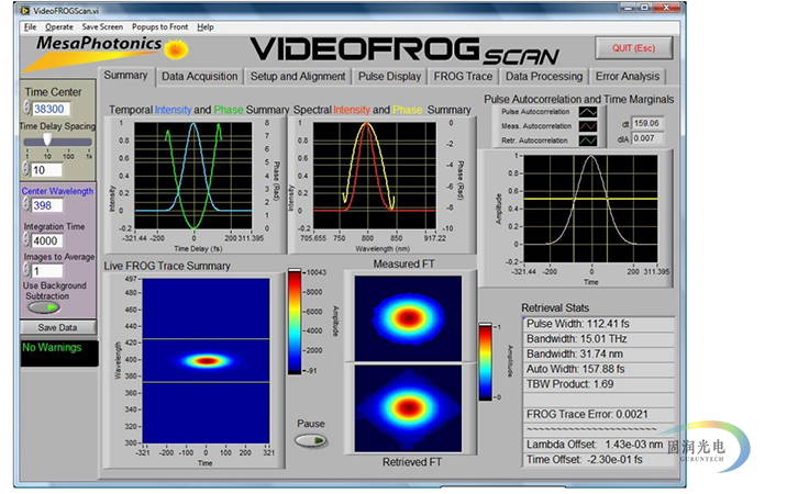 FROG超短脉冲测量仪-助力-飞秒激光器研究 2